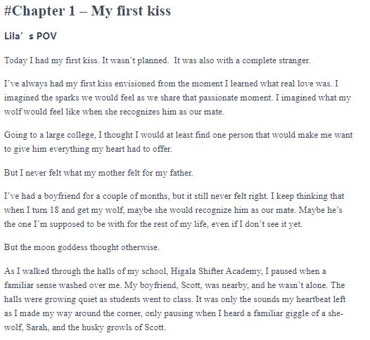My Professor Is My Alpha Mate By Caroline Above Story Chapter 1